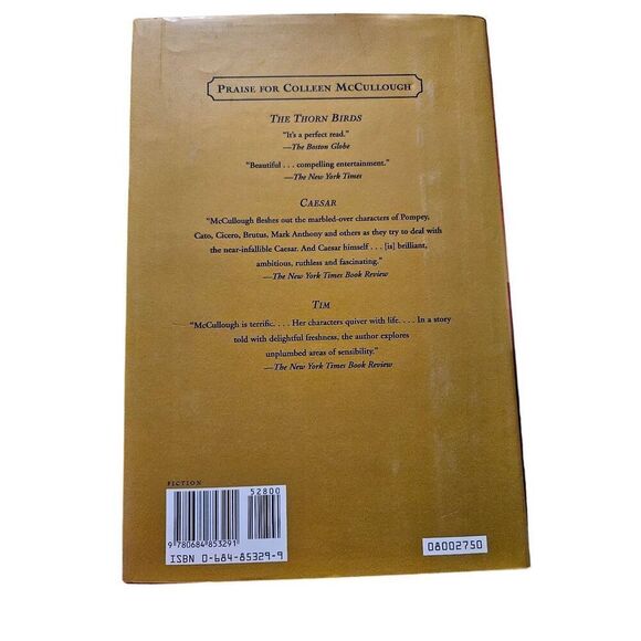 Morgan's run by Colleen McCullough Simon & Schuster books isbn 9780684853291 - Picture 2 of 5